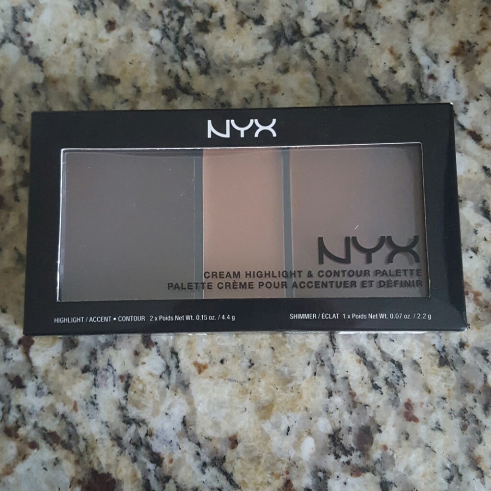 NYX highlight and contour palette